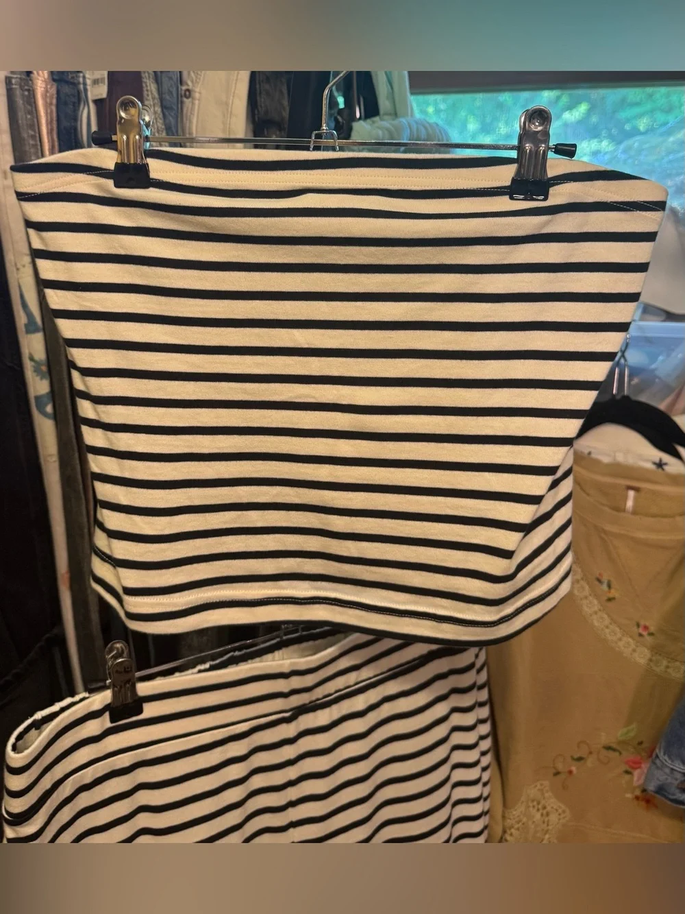 NWOT Free People Free-Est Sailor Tube Set - ivory combo - large